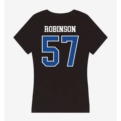 Hampton - NCAA Football : Chase Robinson - Classic Shersey Women's V-Neck T-Shirt-1