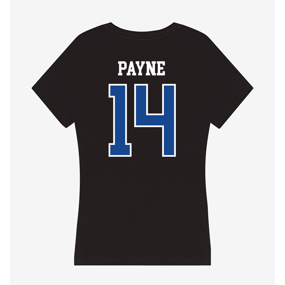 Hampton - NCAA Women's Soccer : Evelyn Payne - Classic Shersey Women's V-Neck T-Shirt-1