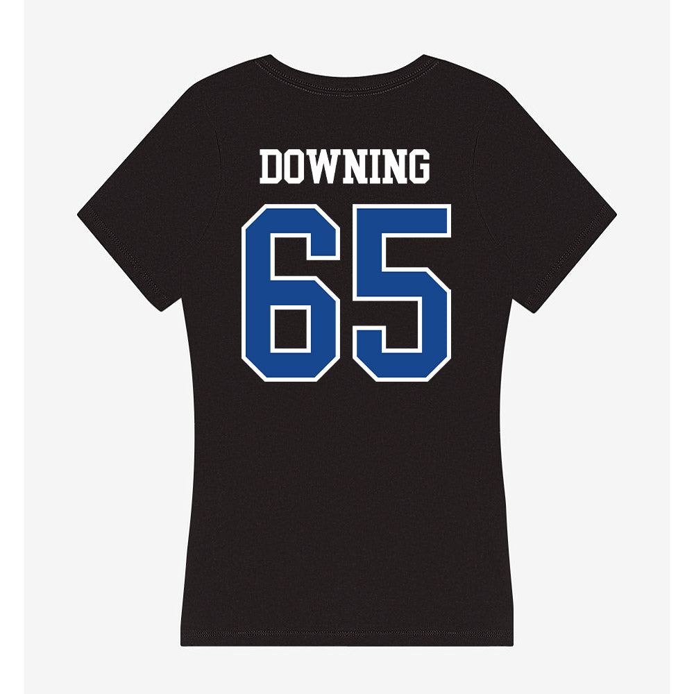 Hampton - NCAA Football : Josiah Downing - Classic Shersey Women's V-Neck T-Shirt-1