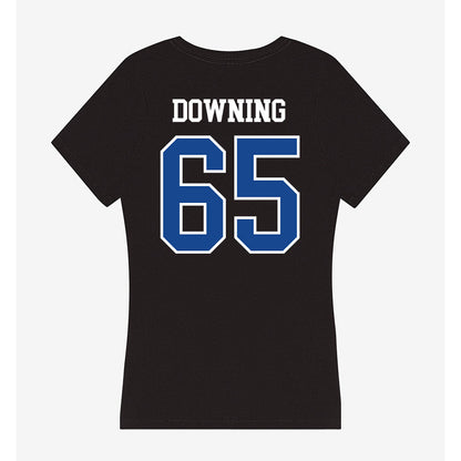 Hampton - NCAA Football : Josiah Downing - Classic Shersey Women's V-Neck T-Shirt-1