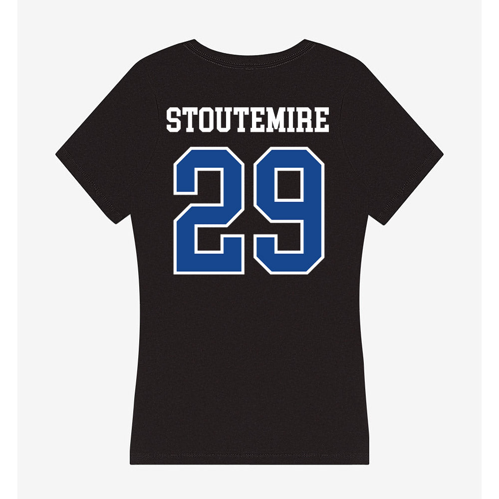 Hampton - NCAA Football : Keyon Stoutemire - Classic Shersey Women's V-Neck T-Shirt-1