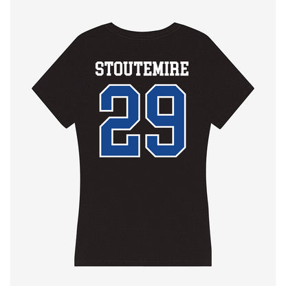 Hampton - NCAA Football : Keyon Stoutemire - Classic Shersey Women's V-Neck T-Shirt-1