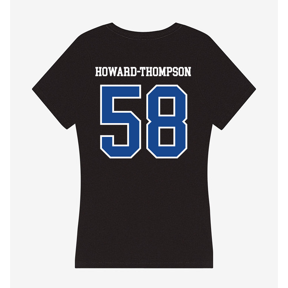 Hampton - NCAA Football : Tyher Howard-Thompson - Classic Shersey Women's V-Neck T-Shirt-1