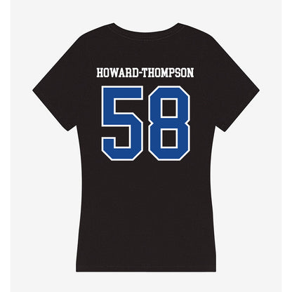 Hampton - NCAA Football : Tyher Howard-Thompson - Classic Shersey Women's V-Neck T-Shirt-1