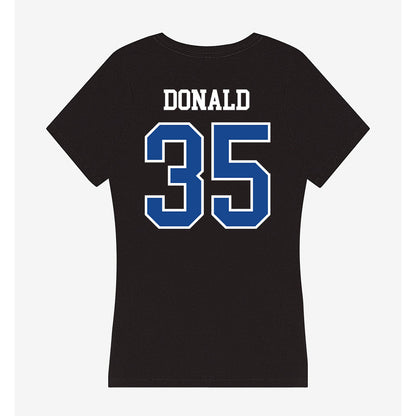 Hampton - NCAA Football : Kam Donald - Classic Shersey Women's V-Neck T-Shirt-1