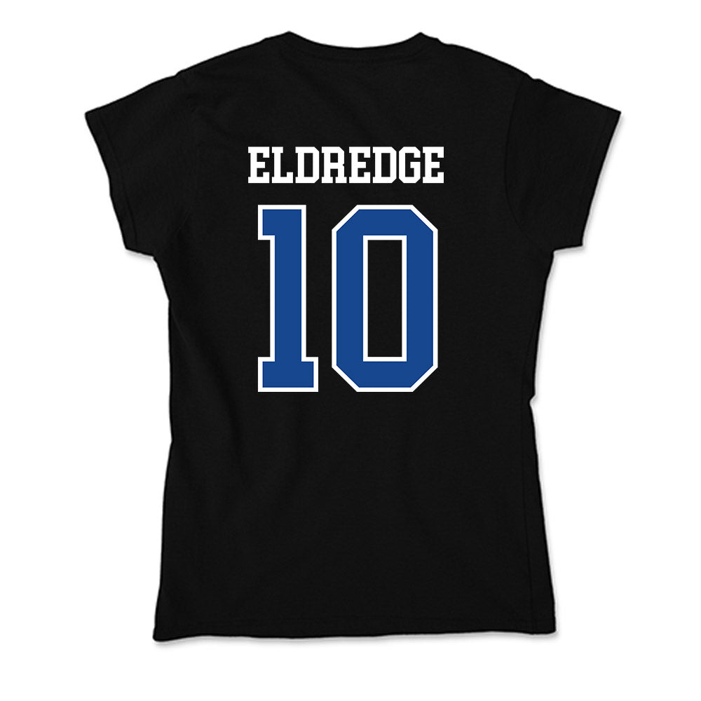 Hampton - NCAA Men's Basketball : Chris Eldredge - Classic Shersey Soft Style Women’s T-Shirt-1