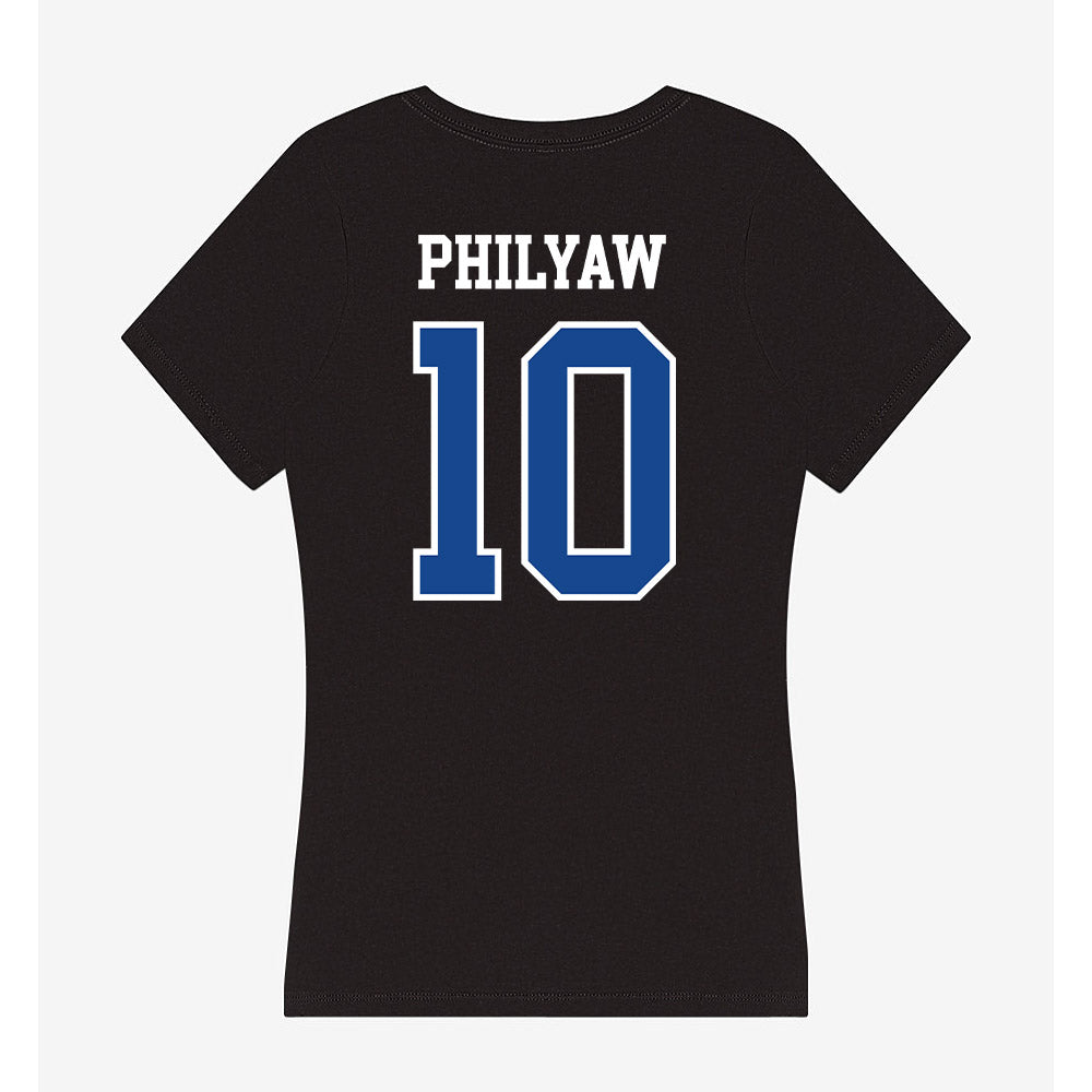 Hampton - NCAA Women's Soccer : Ava Philyaw - Classic Shersey Women's V-Neck T-Shirt-1