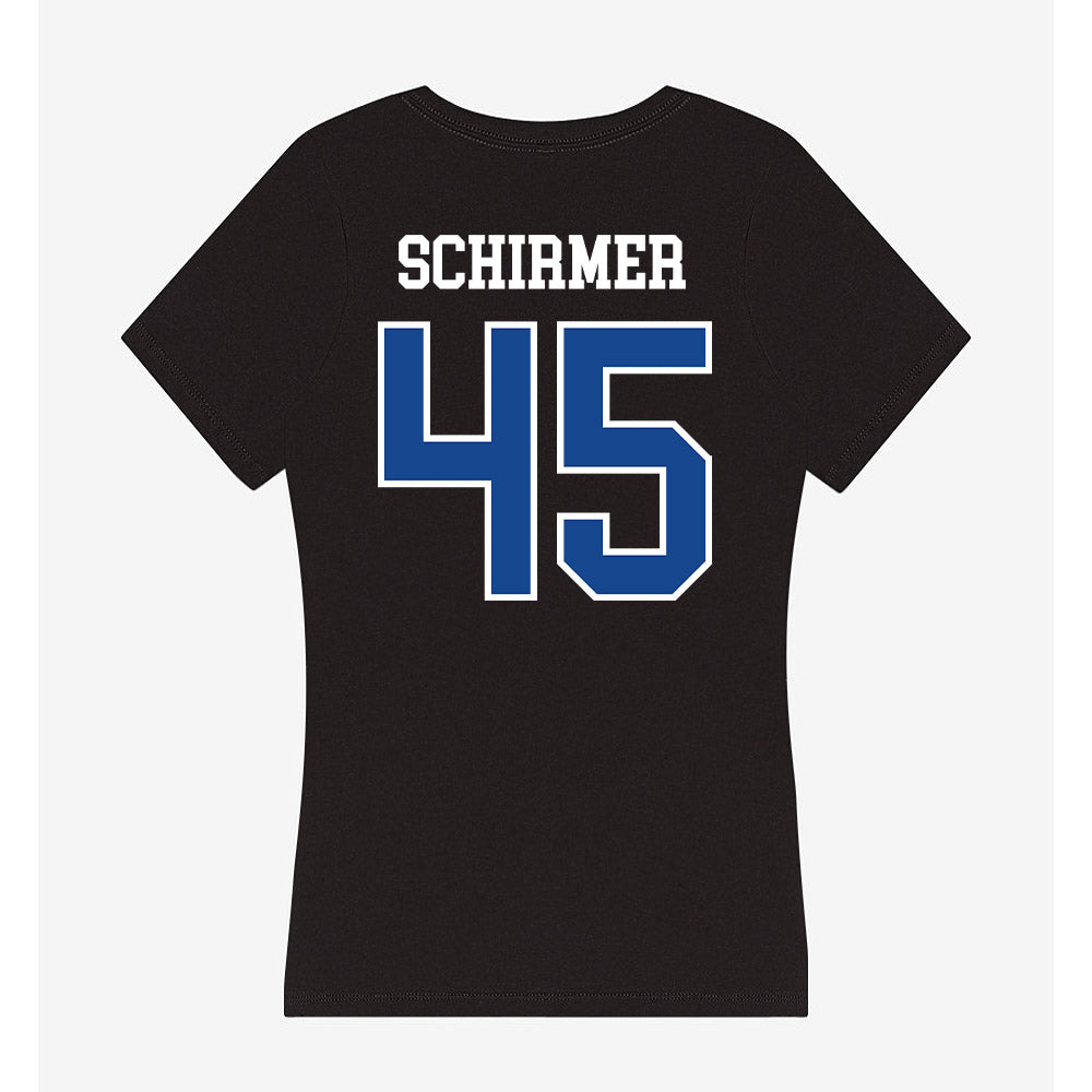 Hampton - NCAA Football : Matthew Schirmer - Classic Shersey Women's V-Neck T-Shirt-1
