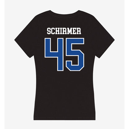 Hampton - NCAA Football : Matthew Schirmer - Classic Shersey Women's V-Neck T-Shirt-1