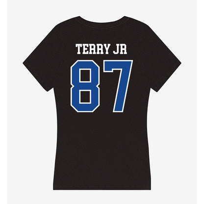 Hampton - NCAA Football : Samuel Terry Jr - Classic Shersey Women's V-Neck T-Shirt-1