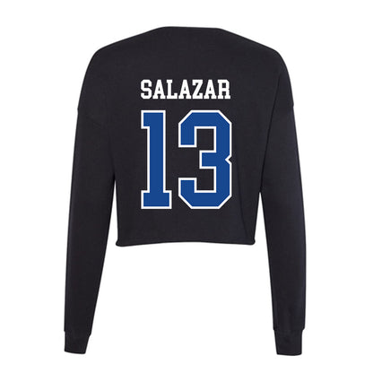 Hampton - NCAA Softball : Violet Salazar - Classic Shersey Women's Cropped Crew Fleece-1
