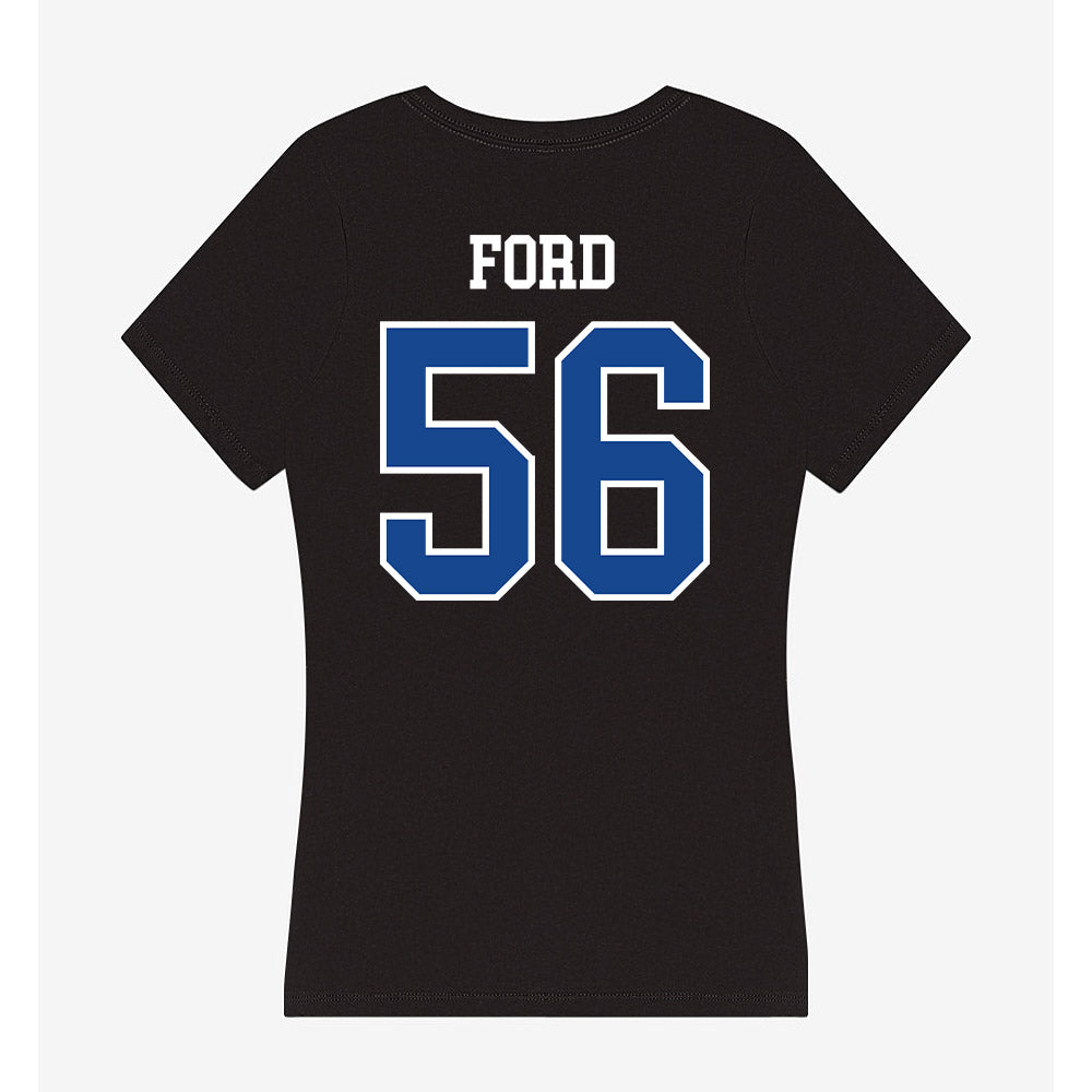 Hampton - NCAA Football : Jackson Ford - Classic Shersey Women's V-Neck T-Shirt-1