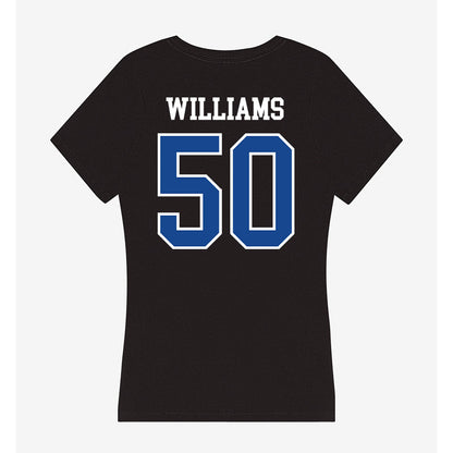 Hampton - NCAA Football : John Williams - Classic Shersey Women's V-Neck T-Shirt-1