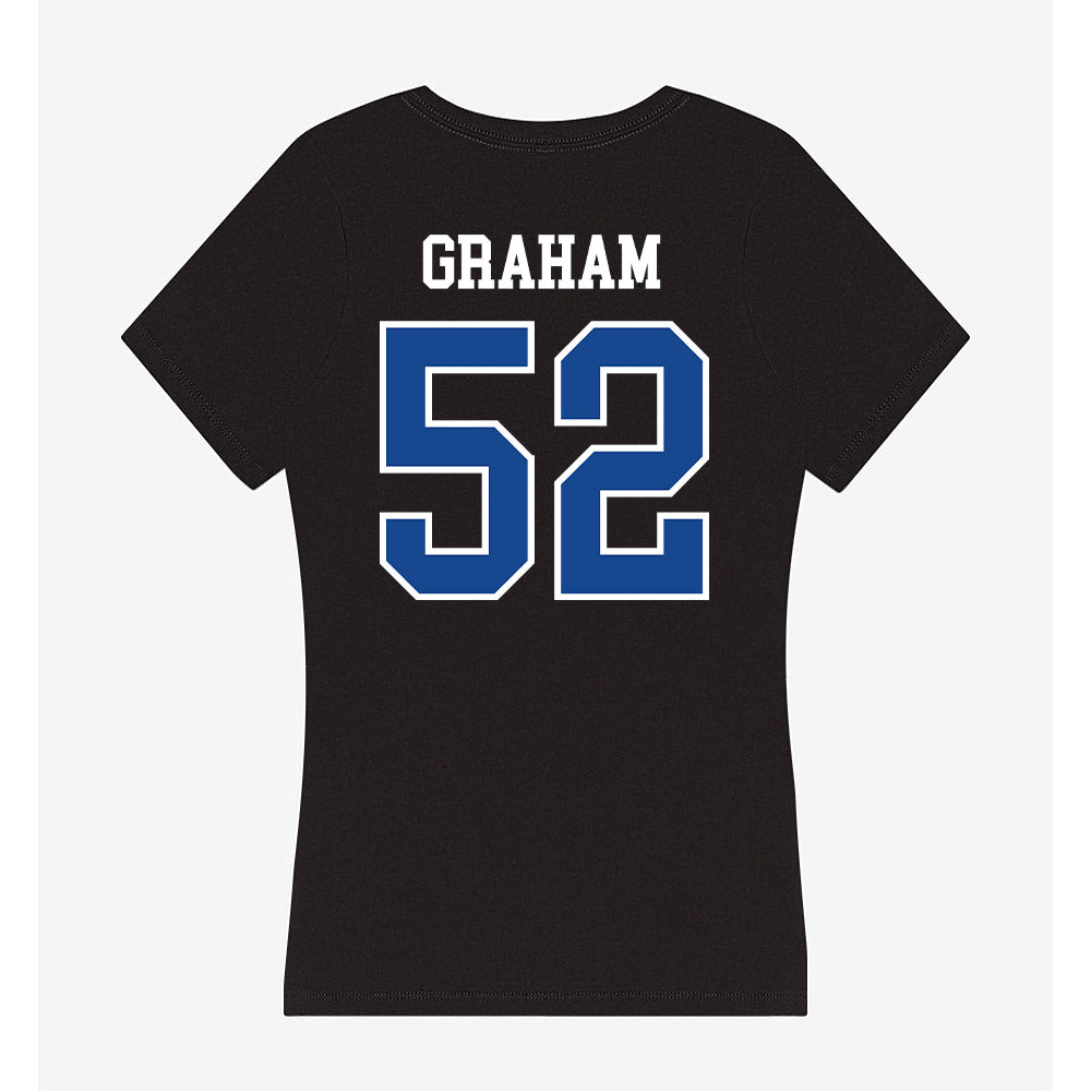 Hampton - NCAA Football : Camden Graham - Classic Shersey Women's V-Neck T-Shirt-1