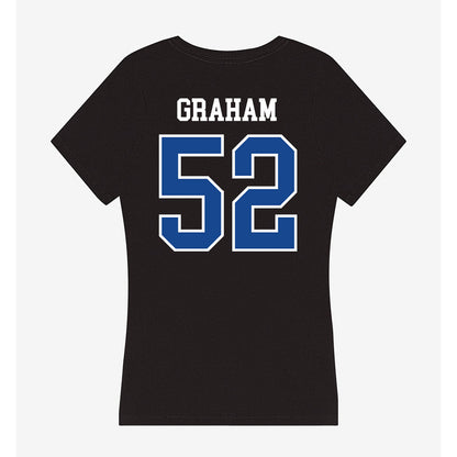 Hampton - NCAA Football : Camden Graham - Classic Shersey Women's V-Neck T-Shirt-1