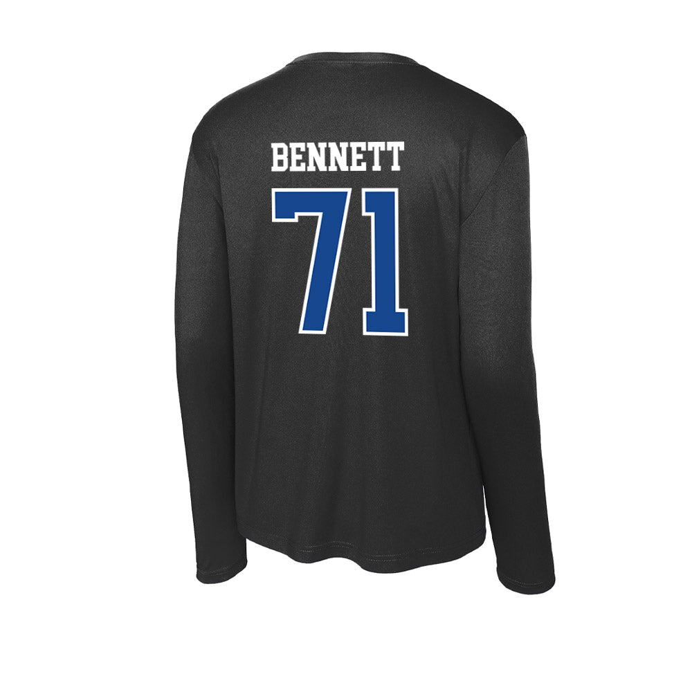 Hampton - NCAA Football : Gavin Bennett - Classic Shersey Activewear Long Sleeve T-Shirt-1