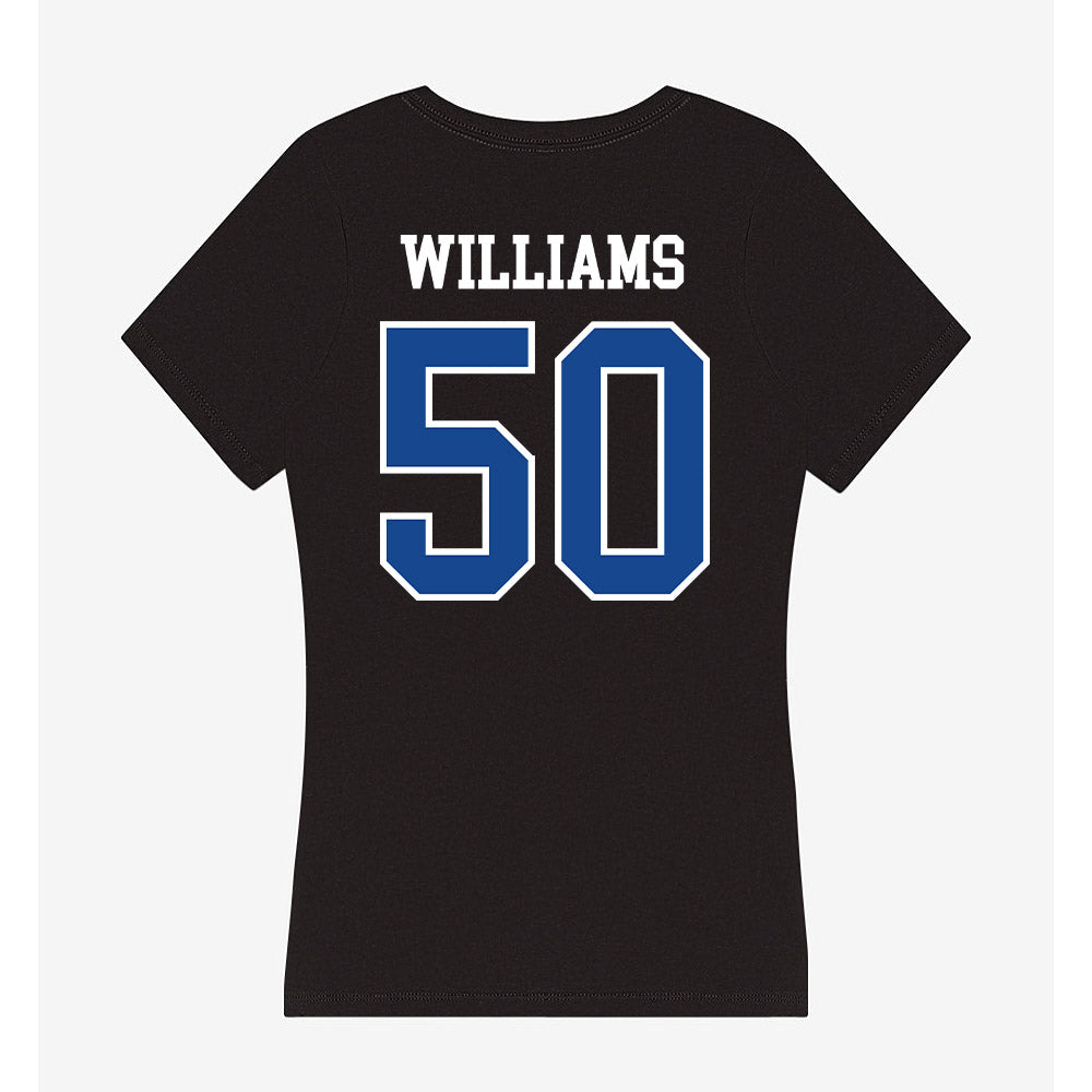 Hampton - NCAA Football : John Williams - Classic Shersey Women's V-Neck T-Shirt-1