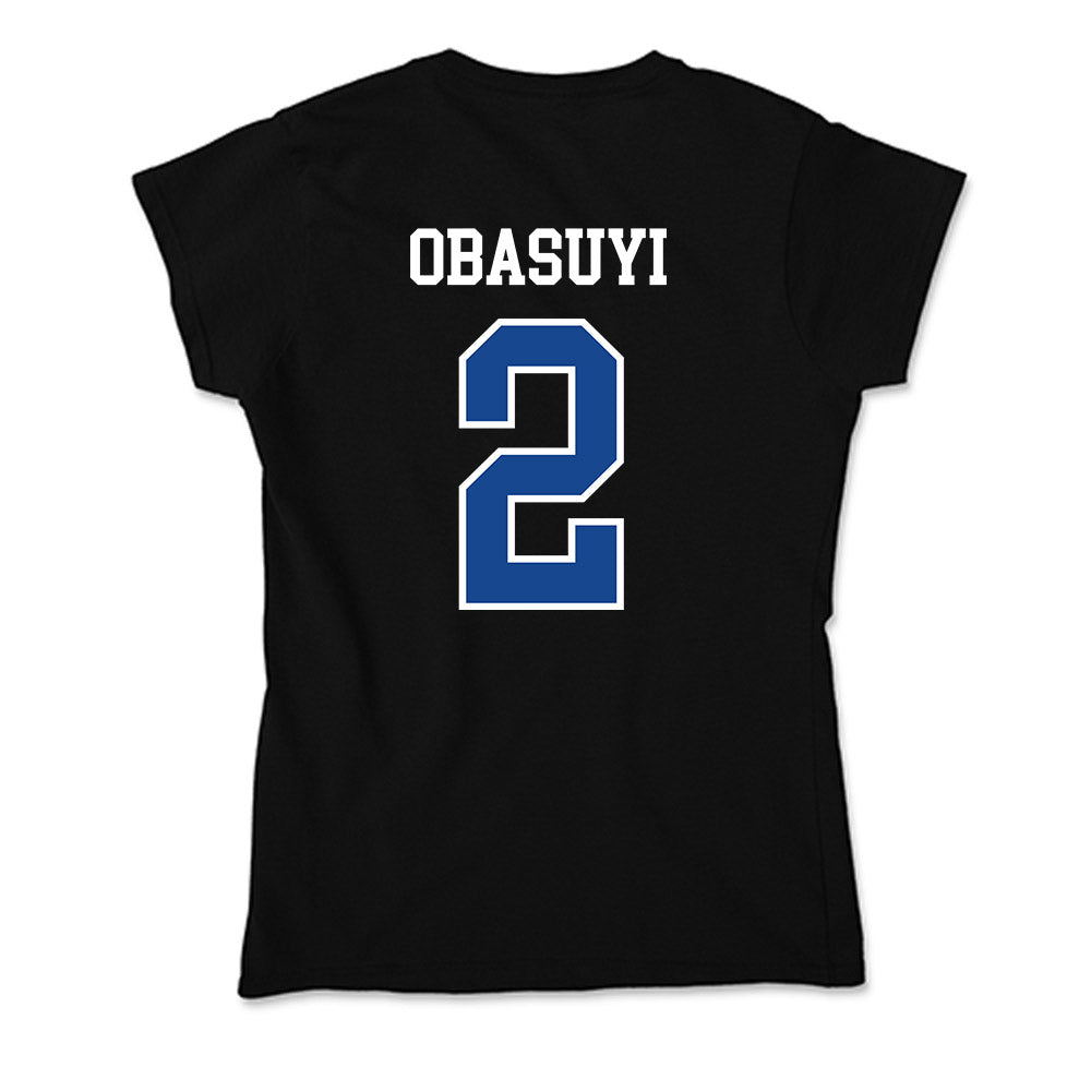 Hampton - NCAA Women's Basketball : Eghosa Obasuyi - Classic Shersey Soft Style Women’s T-Shirt-1