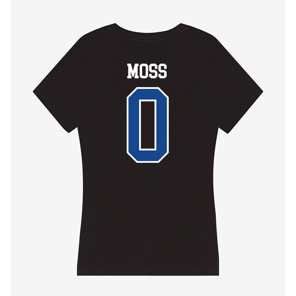 Hampton - NCAA Football : Maxwell Moss - Classic Shersey Women's V-Neck T-Shirt-1