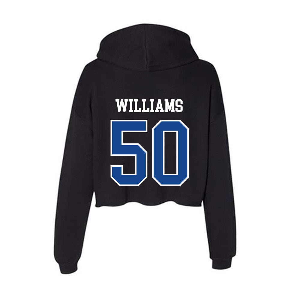 Hampton - NCAA Football : John Williams - Classic Shersey Women's Crop Fleece Hoodie-1