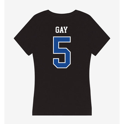 Hampton - NCAA Football : Nijay Gay - Classic Shersey Women's V-Neck T-Shirt-1