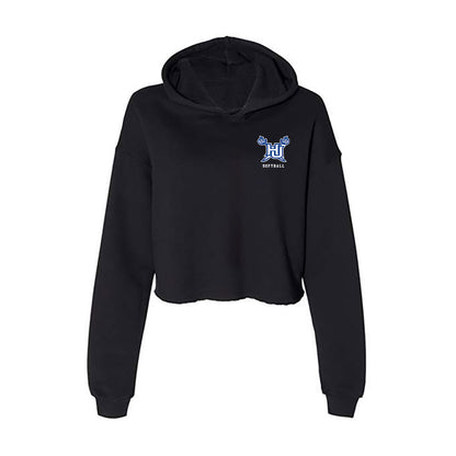 Hampton - NCAA Softball : Jayleen Reeves - Classic Shersey Women's Crop Fleece Hoodie-0