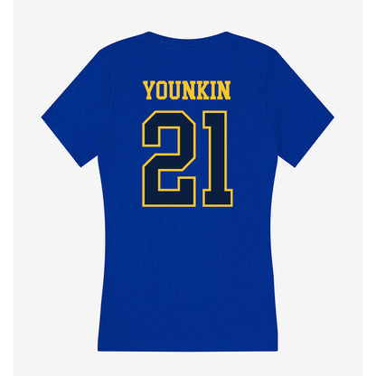 East Tennessee State - NCAA Women's Basketball : Kennedy Younkin - Women's V-Neck T-Shirt-1