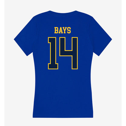 East Tennessee State - NCAA Women's Volleyball : Makayla Bays - Women's V-Neck T-Shirt-1