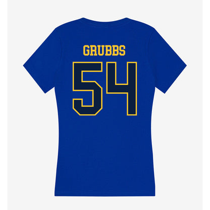 East Tennessee State - NCAA Football : Cal Grubbs - Women's V-Neck T-Shirt-1