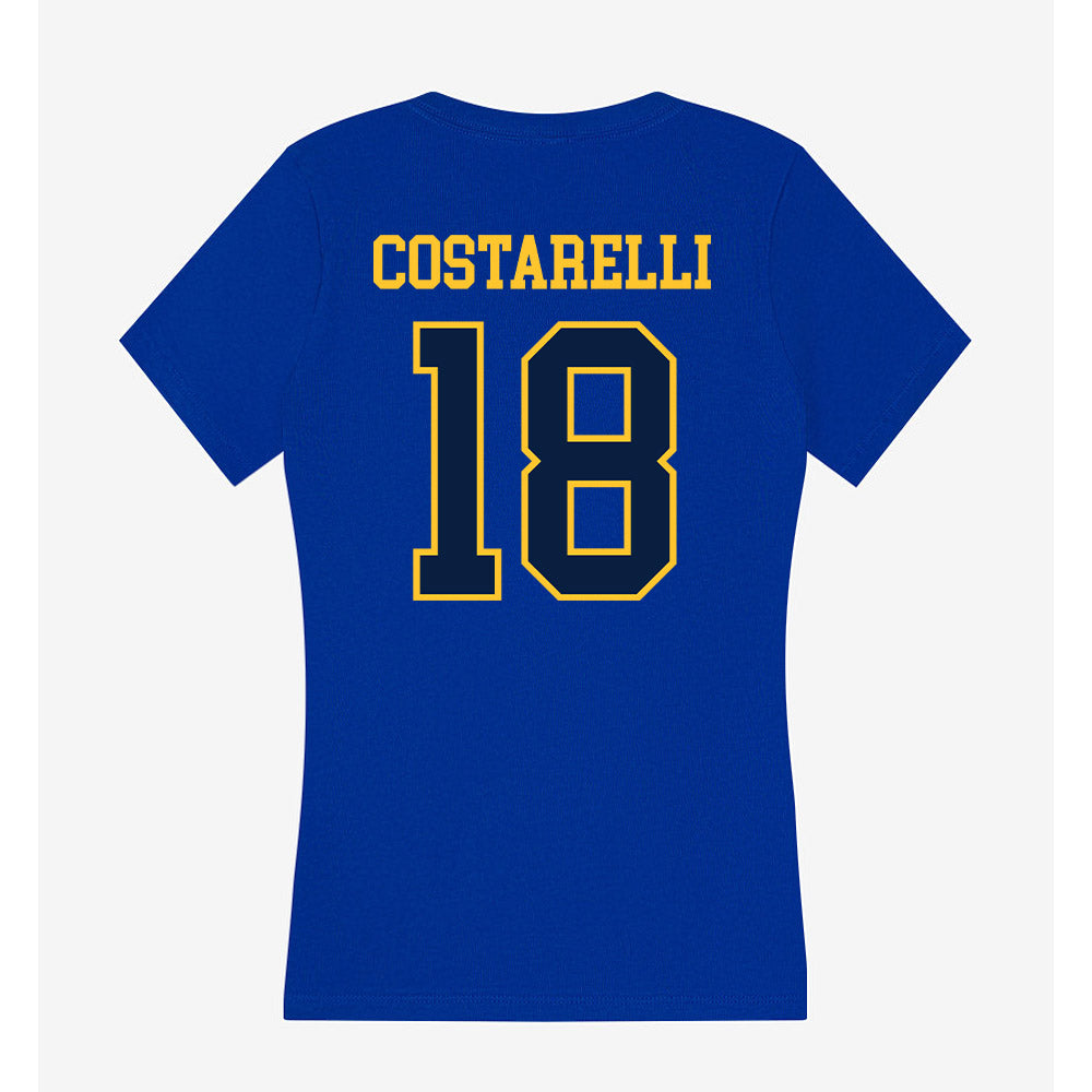 East Tennessee State - NCAA Baseball : Thomas Costarelli - Women's V-Neck T-Shirt-1