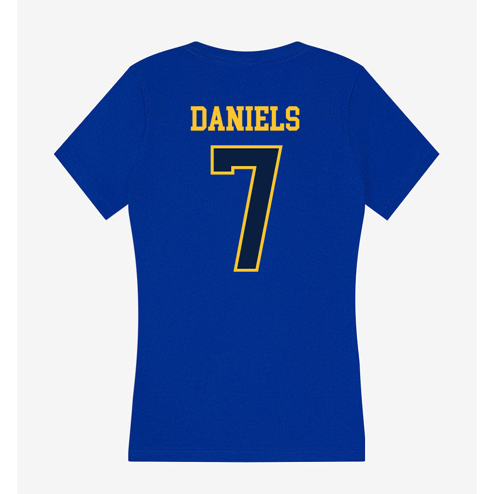 East Tennessee State - NCAA Football : Jaiden Daniels - Women's V-Neck T-Shirt-1