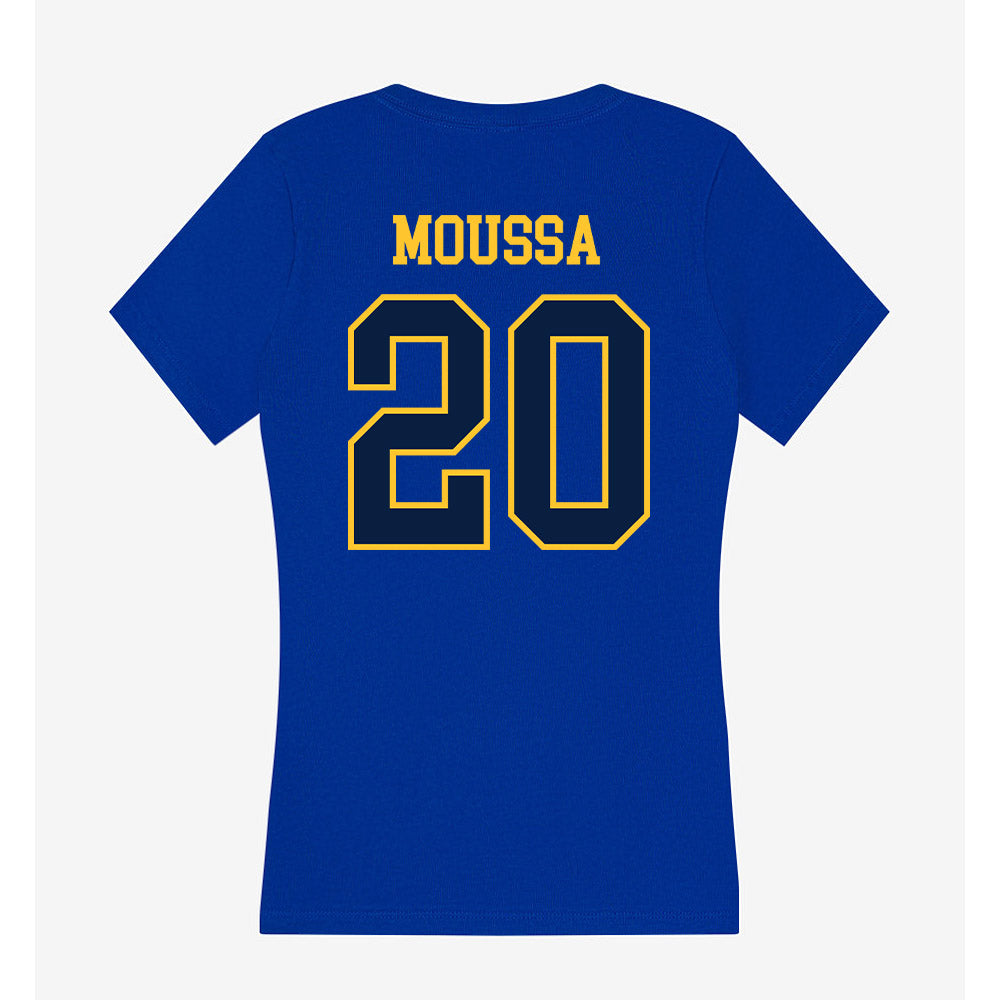 East Tennessee State - NCAA Men's Soccer : Rodrigue Moussa - Women's V-Neck T-Shirt-1