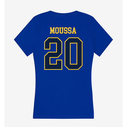 East Tennessee State - NCAA Men's Soccer : Rodrigue Moussa - Women's V-Neck T-Shirt-1