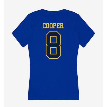 East Tennessee State - NCAA Football : Caleb Cooper - Women's V-Neck T-Shirt-1