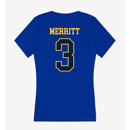 East Tennessee State - NCAA Softball : addison merritt - Women's V-Neck T-Shirt-1