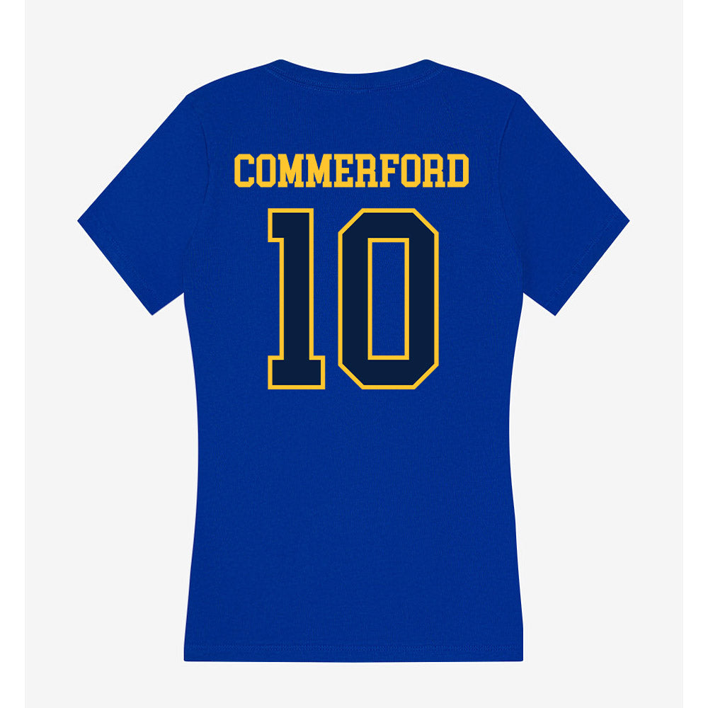 East Tennessee State - NCAA Women's Soccer : Sadie Commerford - Women's V-Neck T-Shirt-1