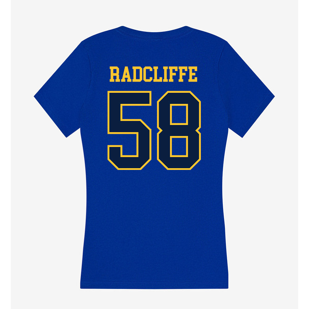 East Tennessee State - NCAA Football : Maddox Radcliffe - Women's V-Neck T-Shirt-1