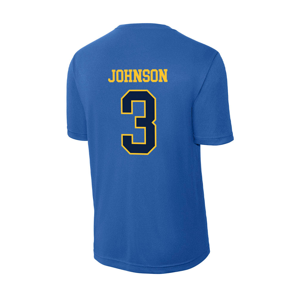 East Tennessee State - NCAA Football : Jarvis Johnson - Activewear T-Shirt-1