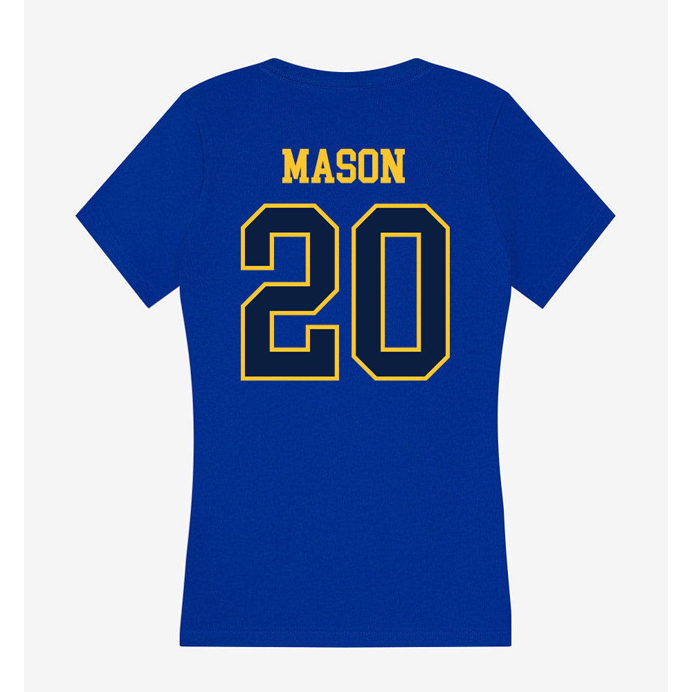 East Tennessee State - NCAA Football : Josiha Mason - Women's V-Neck T-Shirt-1