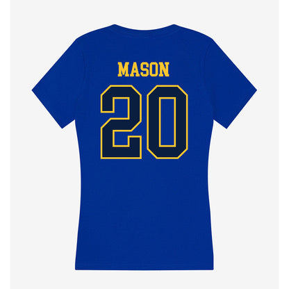 East Tennessee State - NCAA Football : Josiha Mason - Women's V-Neck T-Shirt-1