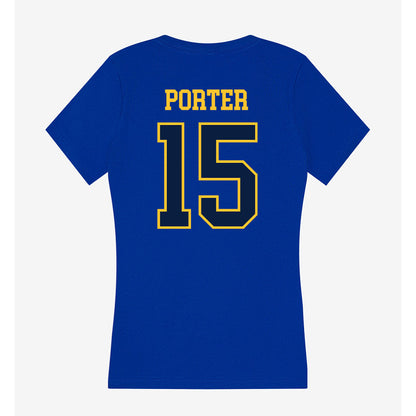 East Tennessee State - NCAA Softball : Hailey Porter - Women's V-Neck T-Shirt-1