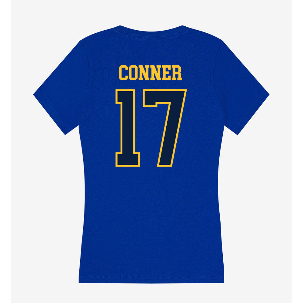 East Tennessee State - NCAA Baseball : Nate Conner - Women's V-Neck T-Shirt-1