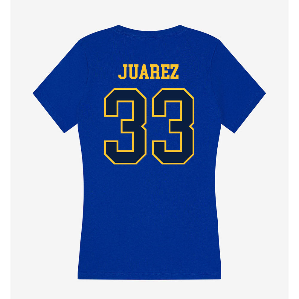 East Tennessee State - NCAA Baseball : Gabe Juarez - Women's V-Neck T-Shirt-1