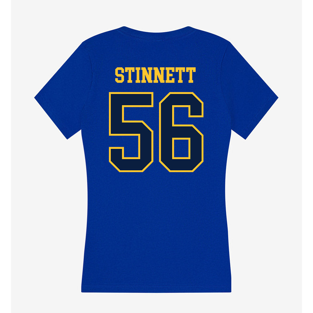 East Tennessee State - NCAA Football : Nash Stinnett - Women's V-Neck T-Shirt-1