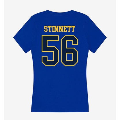 East Tennessee State - NCAA Football : Nash Stinnett - Women's V-Neck T-Shirt-1