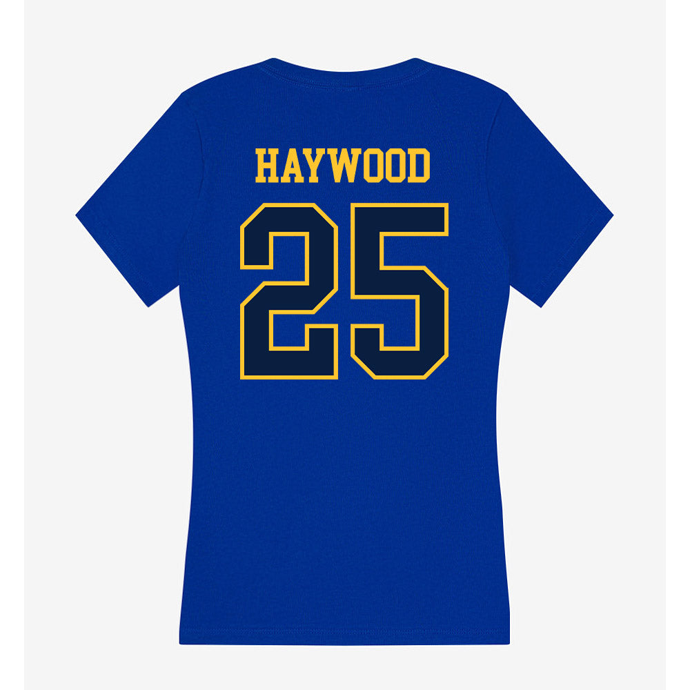 East Tennessee State - NCAA Football : Jaden Haywood - Women's V-Neck T-Shirt-1
