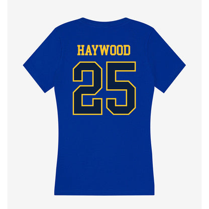East Tennessee State - NCAA Football : Jaden Haywood - Women's V-Neck T-Shirt-1