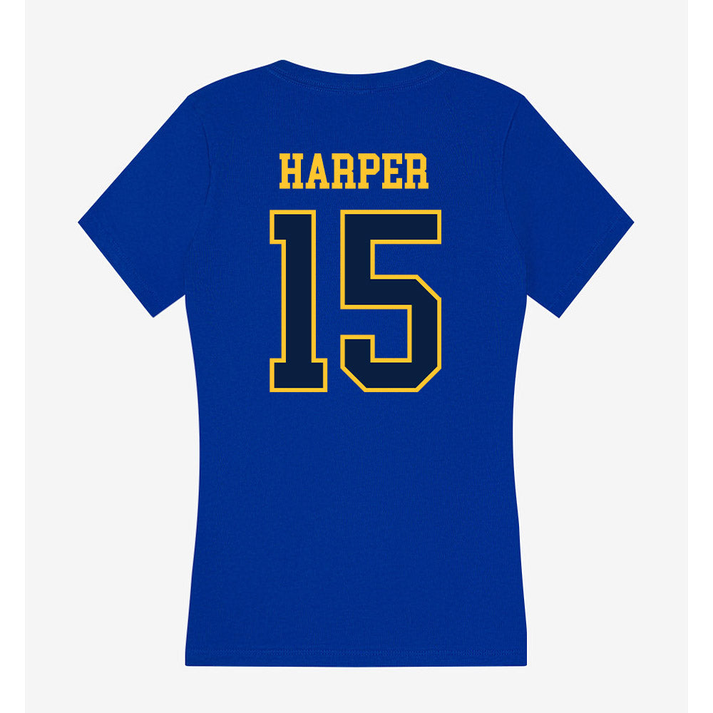 East Tennessee State - NCAA Women's Basketball : Jaidyn Harper - Women's V-Neck T-Shirt-1