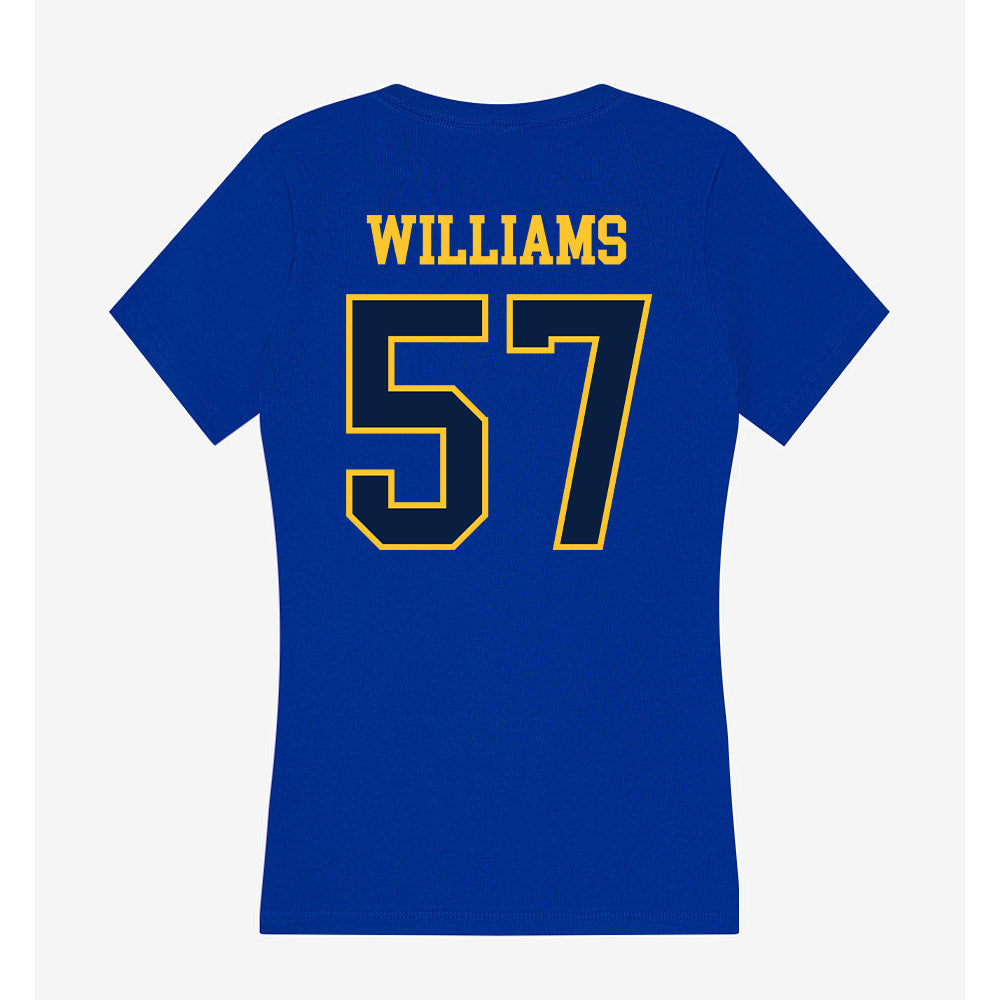 East Tennessee State - NCAA Football : Ty Williams - Women's V-Neck T-Shirt-1