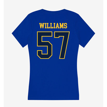East Tennessee State - NCAA Football : Ty Williams - Women's V-Neck T-Shirt-1